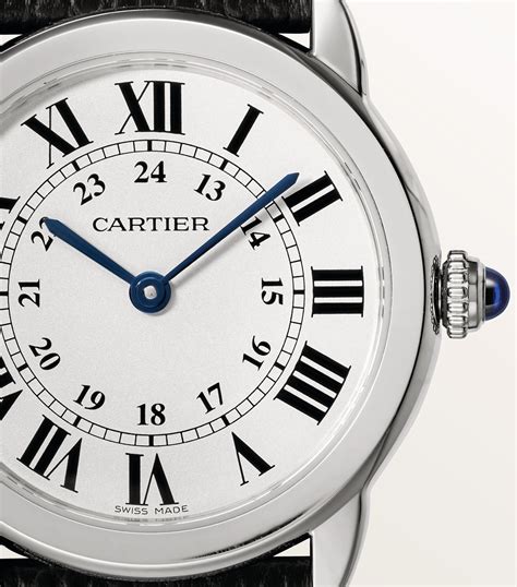 ronde solo de cartier watch 29mm|cartier panthere winding mechanism.